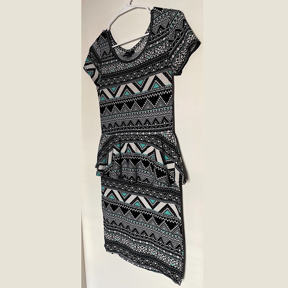 Unique, pattern dress!